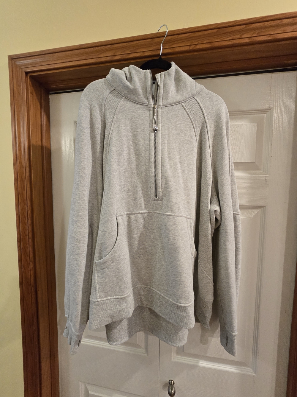 lululemon Scuba Oversized Half Zip Long Hoodie